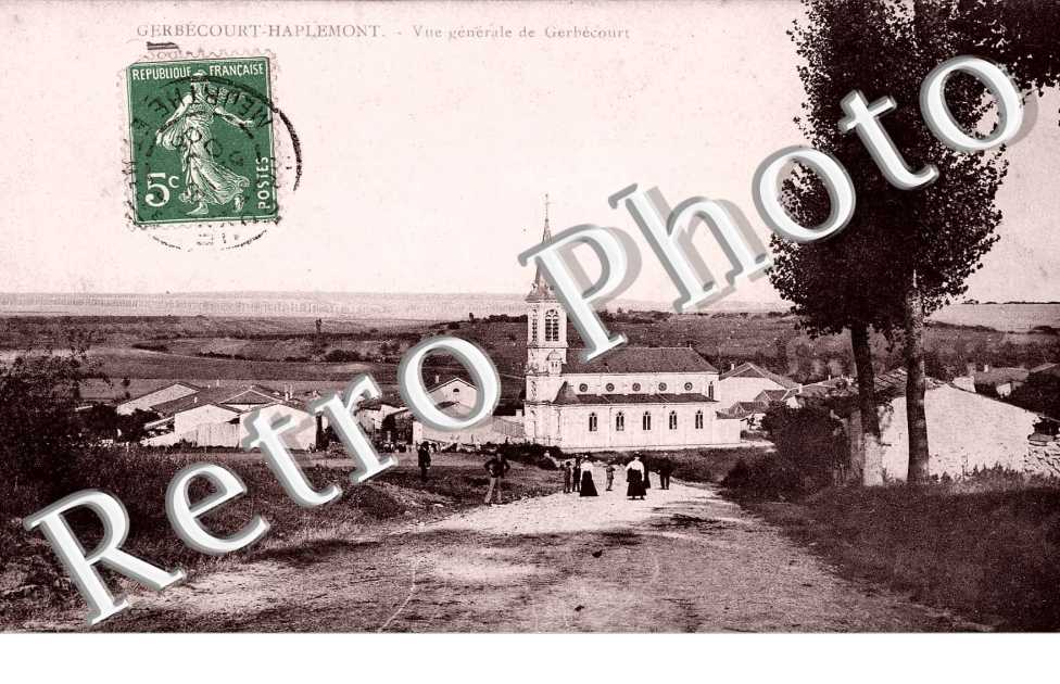 Vue generale de Gerbécourt.