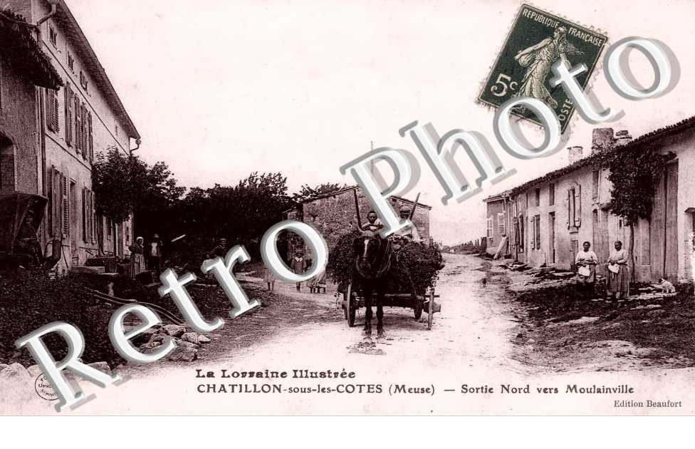 Sortie nord vers Moulainville