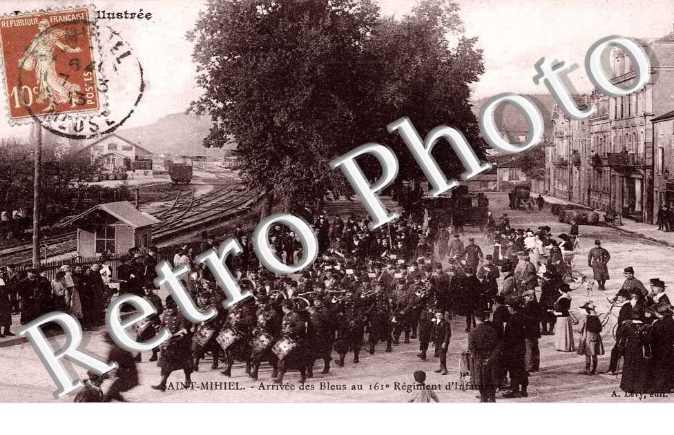 Saint-Mihiel - 161 arrivee des bleus au 161e regiment d'infanterie