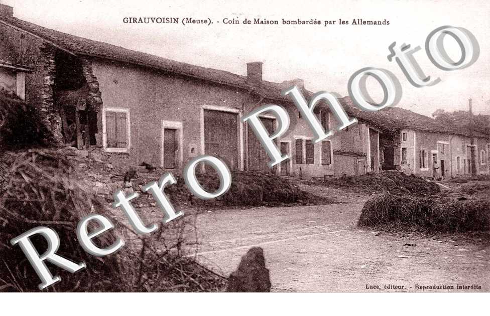 Coin de Maison bombardee par les allemands