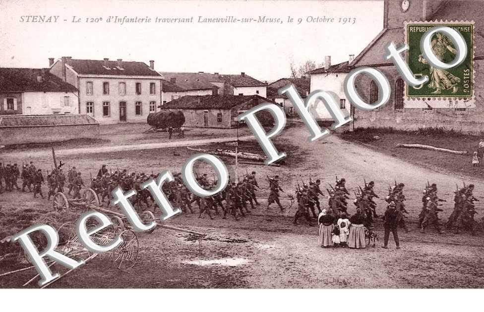 le 120eme d'infanterie le 9 octobre 1913
