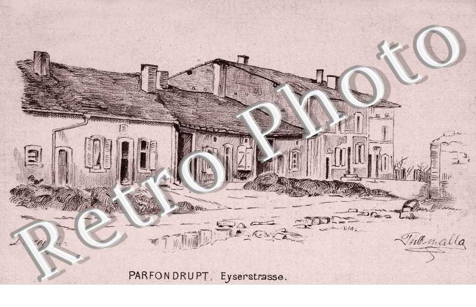 Eyserstrasse - Feldpostakarte
