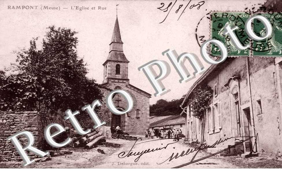 L'eglise et rue