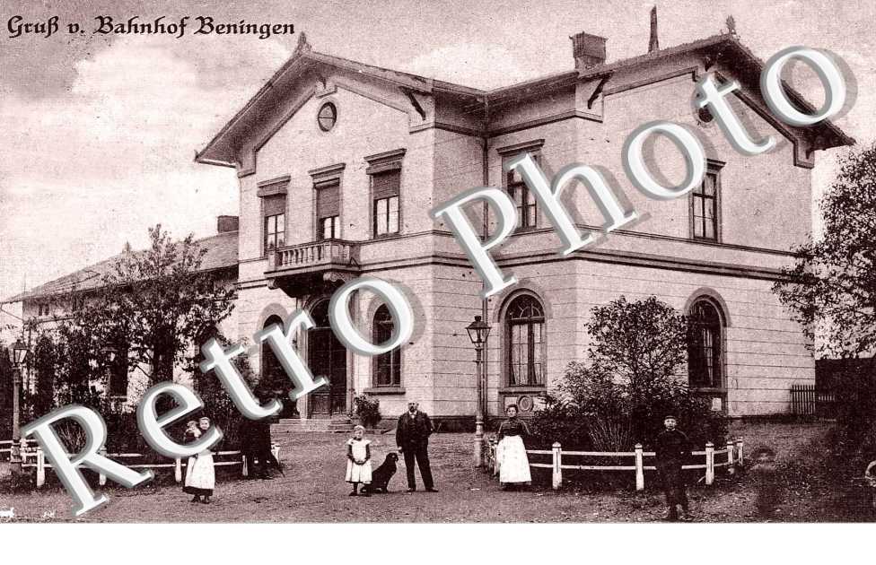 Gruss aus Bahnhof Beningen