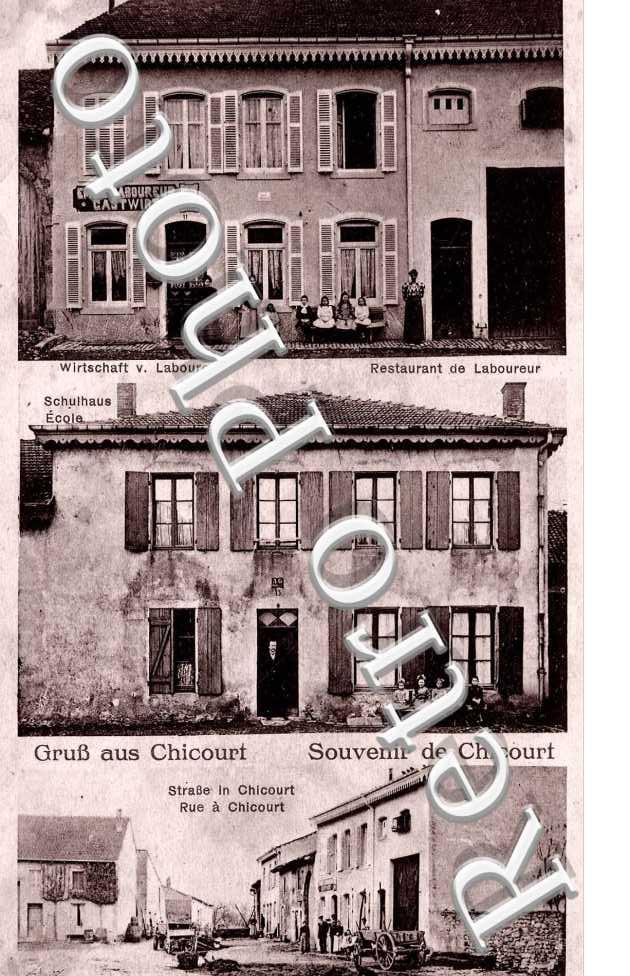 Wirtschaft v. Laboureur, Strasse in Chicourt