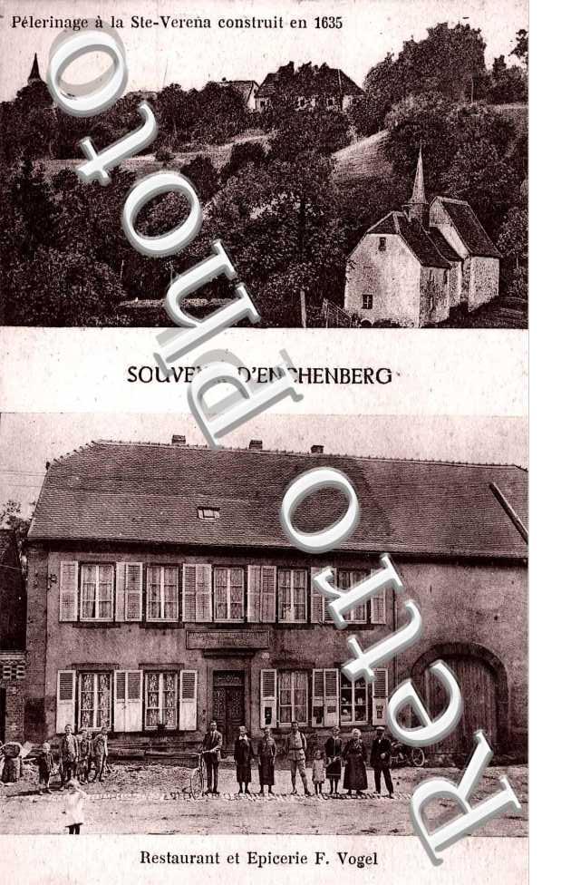 Carte souvenir - Restaurant et epicerie F. Vogel