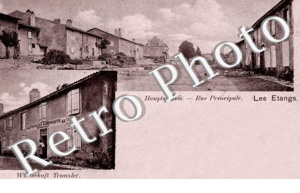 Hautptstrasse -rue principale - feldpostkarte