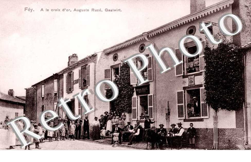 A la croix d&#039;or Auguste Ruze, Gastwirt.