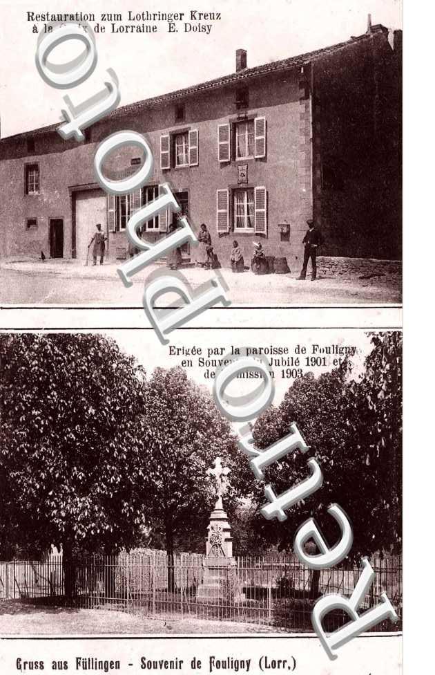 Restauration zum Lohringen Kreuz a la Croix de lorraine E. Doisy