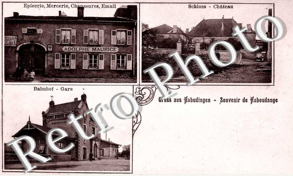 Adolphe Maurice Epicerie - chateau - gare