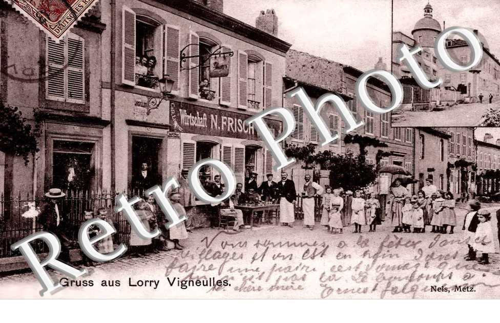 Gruss aus Lorry Vigneulles Wirtschaft N. Frisch