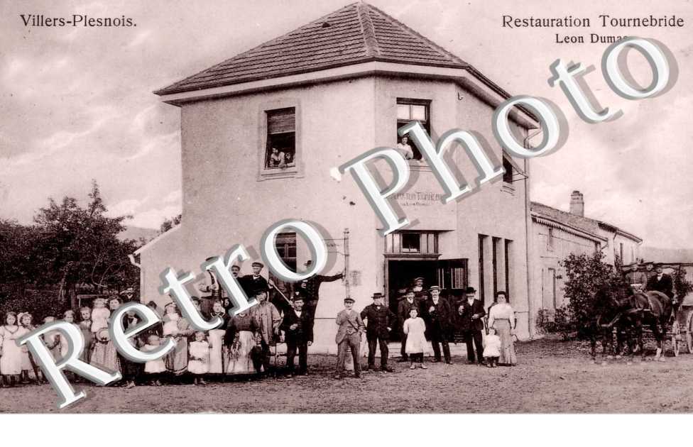 VILLERS-PLESNOIS  -  Restauration Tournebride Leon Dumas