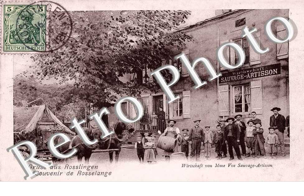 souvenir de Rosselange  Wirtschaft von Mme Veuve Sauvage-Artisson