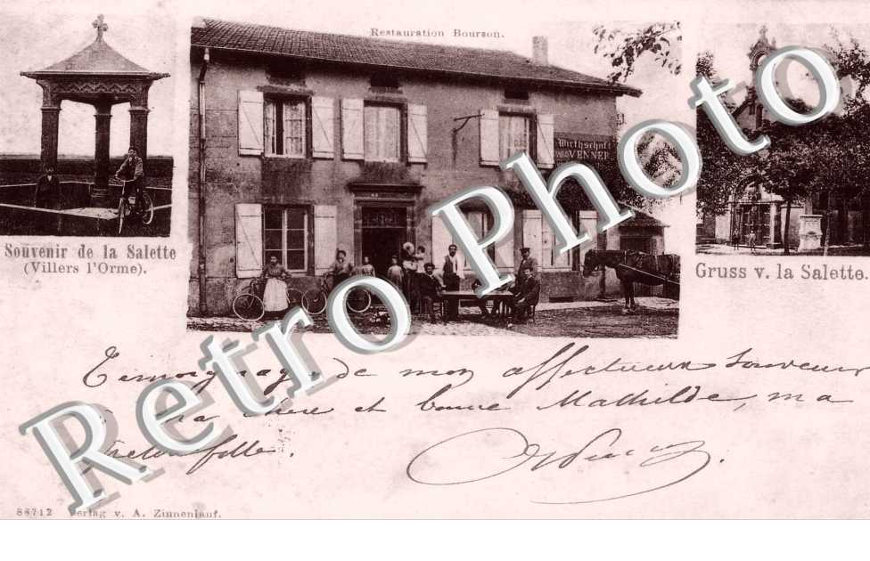 Souvenir de La Salette Restauration Bourson