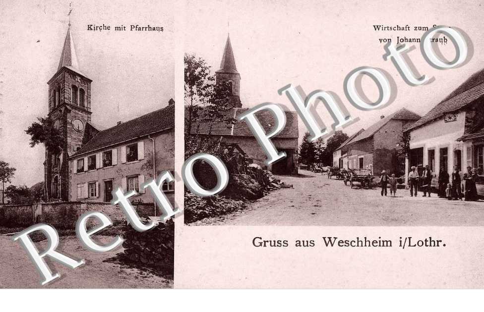 eglise et mairie Auberge zum Stern zum Johann Straub