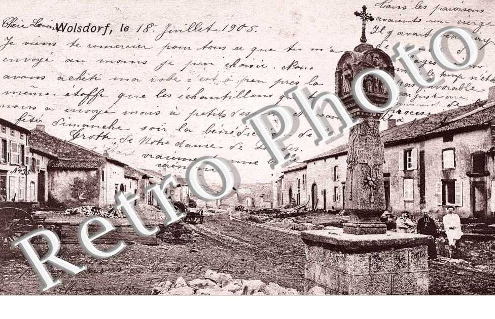 Wolsdorf  UNE RUE 1905