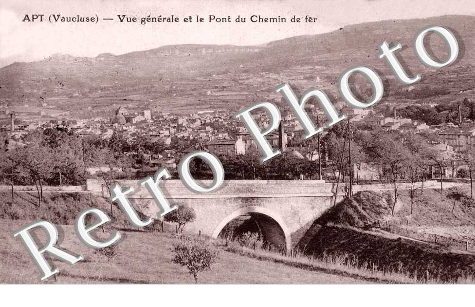 Vue Generale  ET LE PONT DU CHEMIN DE FER
