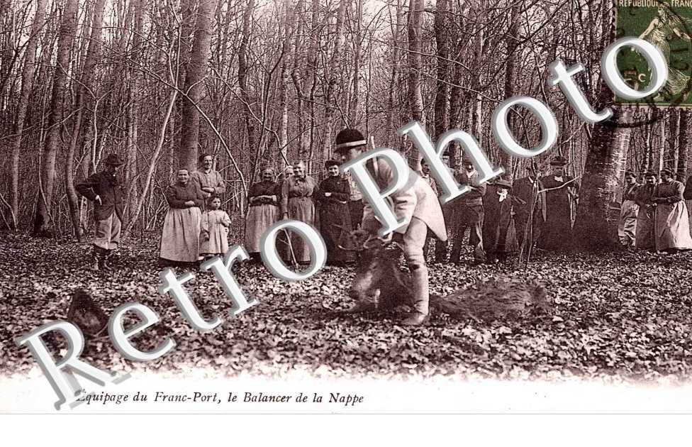Equipage du Francport , le balancer de nappe