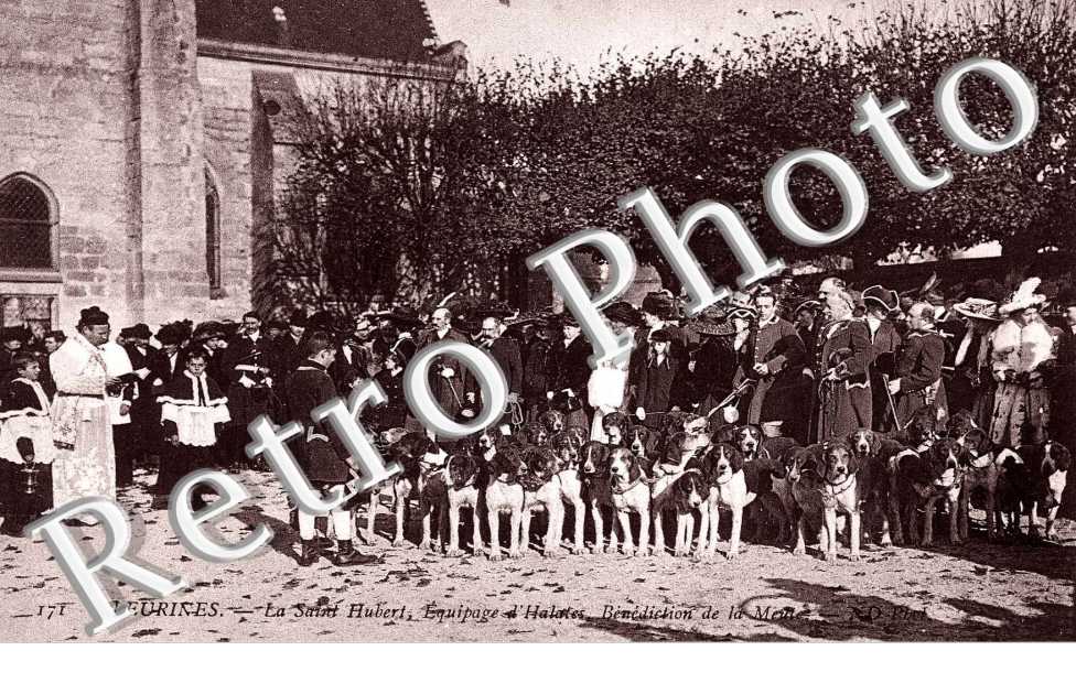 la Saint-Hubert, equipage d' halates, benediction de la meute
