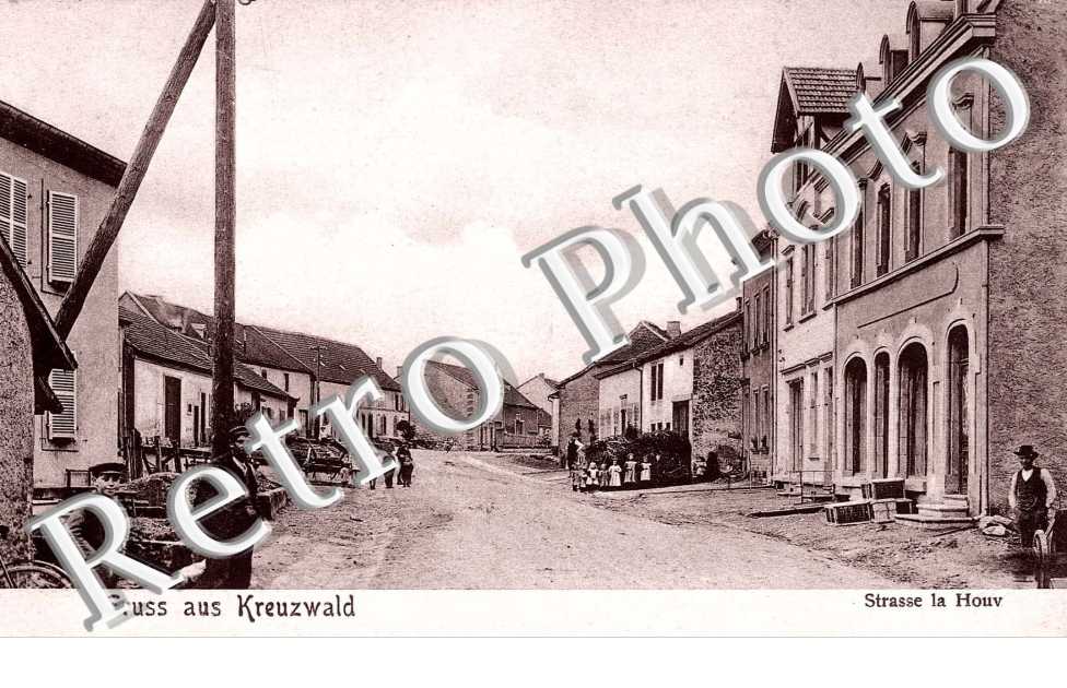 Gruss aus Kreuzwald - Strasse la Houv