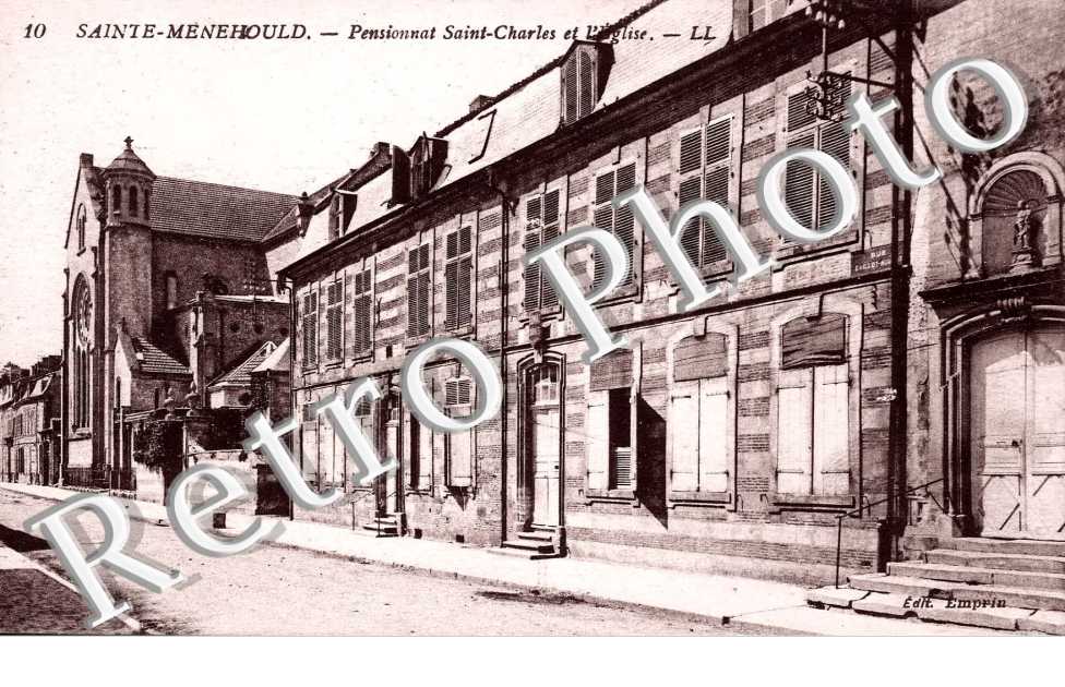 pensionnat Saint-Charles et l&#039; eglise