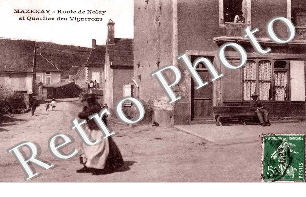 MAZENAY Route de Nolay et quartier des Vignerons