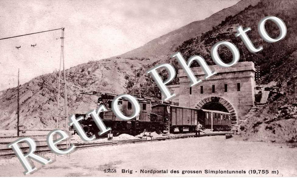 Nordportal des grossen Simplontunnels