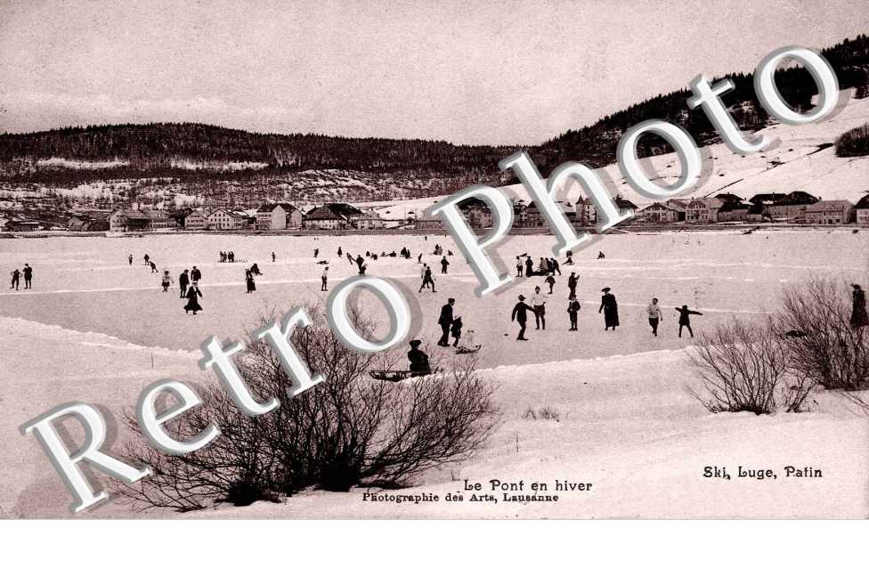 Patinage en hiver