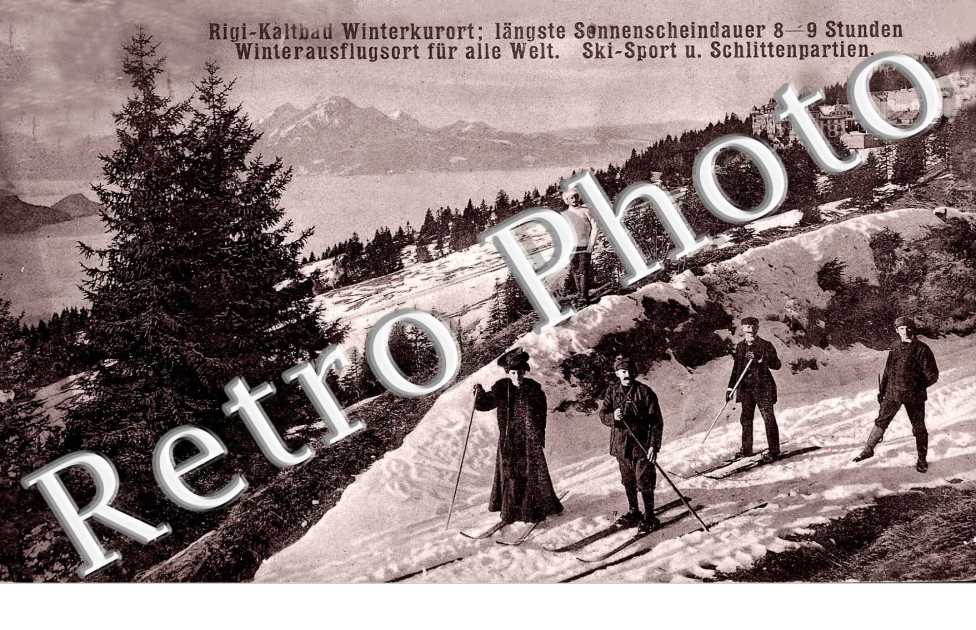 Ski-sport u. Schlittenpartien
