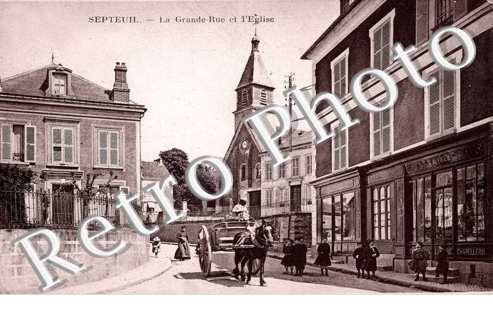 La grande rue et l&#039;eglise