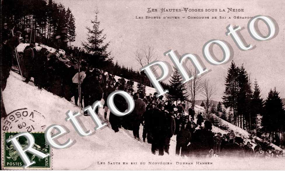 Le saut a ski du Norvegien Durban Hansem