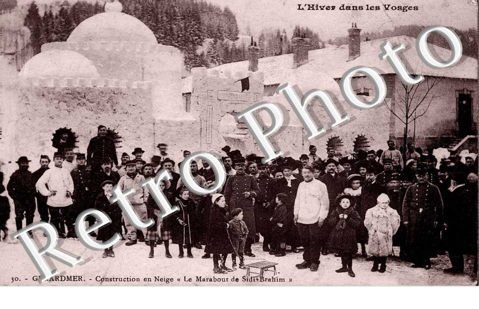 Construction en neige - le marabout Sidi Brahim