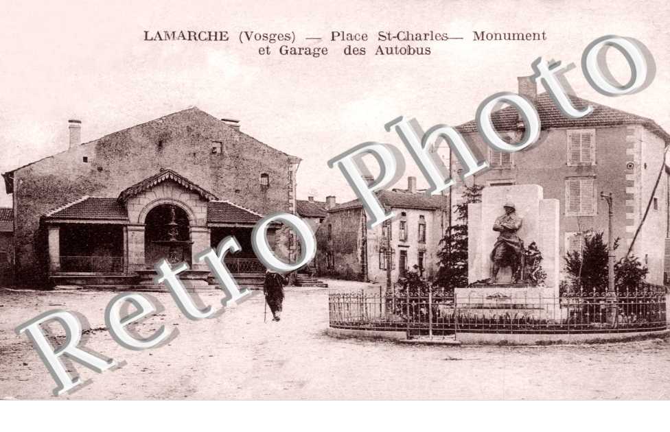 Place saint Charles - monument et garage des Autobus