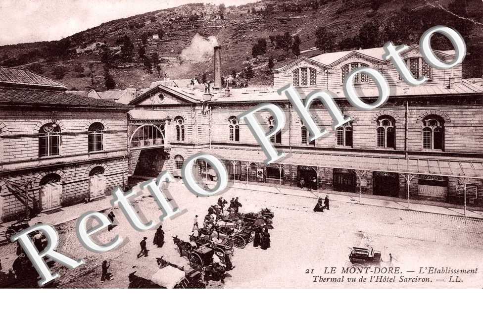L&#039;Etablissement Thermal vu de l&#039;hôtel Sarciron