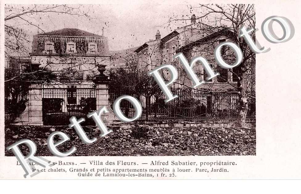 Villa des fleurs - Alfred Sabatier proprietaire