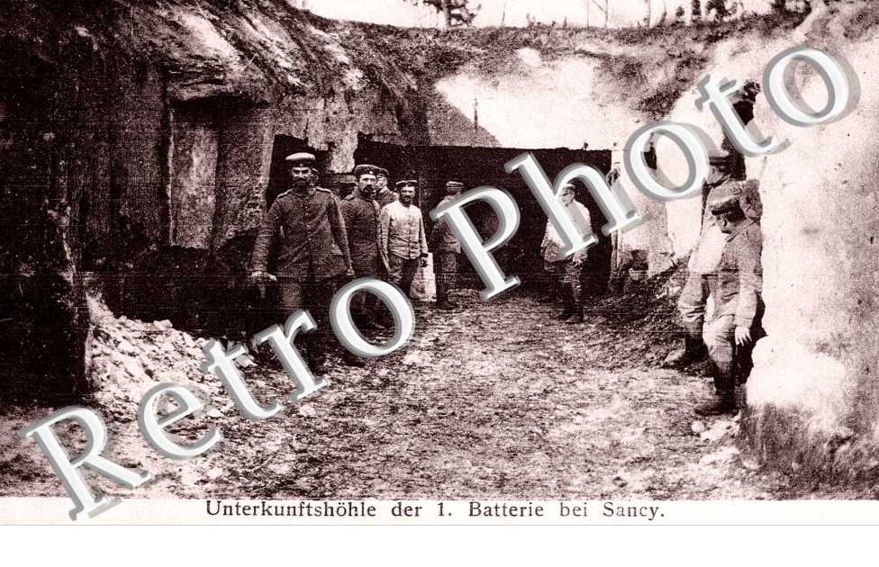 Unterkunftshohle der 1. Batterie bei Sancy