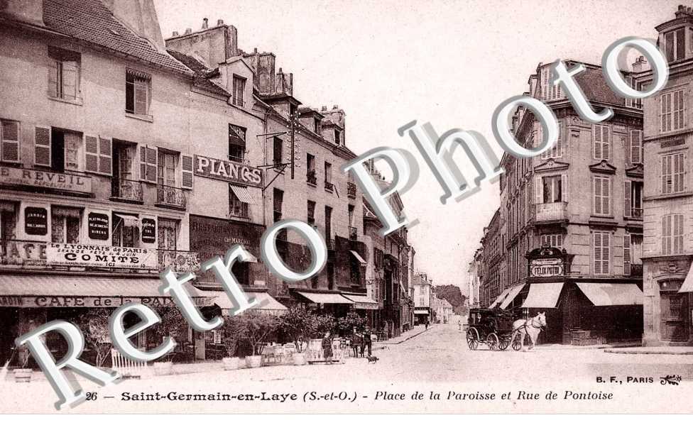 place de la Paroisse et rue de Pontoise