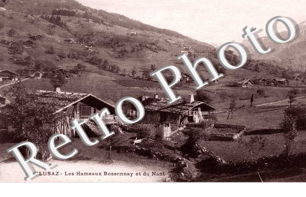 Les hameaux Bossonay et du Nant
