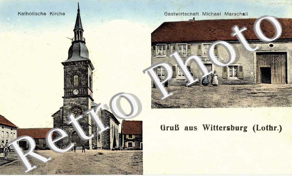 WITTERSBURG  Katholische Kirche Gastwirtschaft Michael Marschall