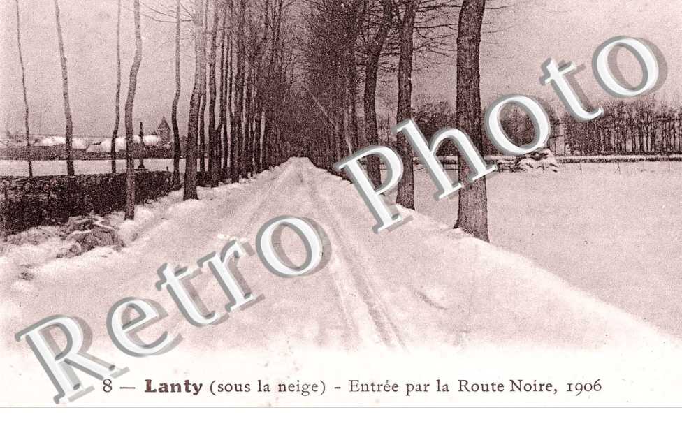 entree par la route Noire