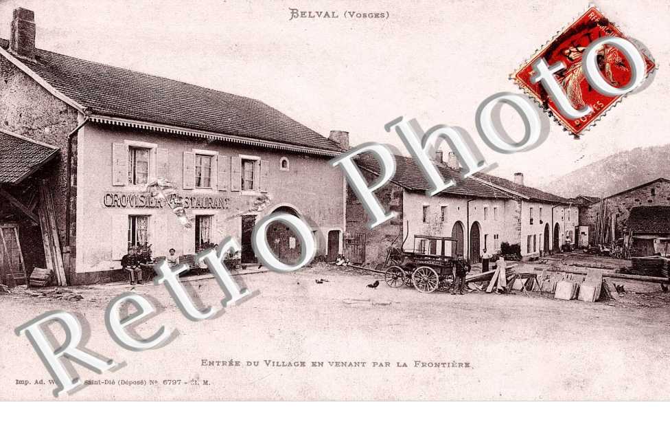 entree du village en venant de la frontiere