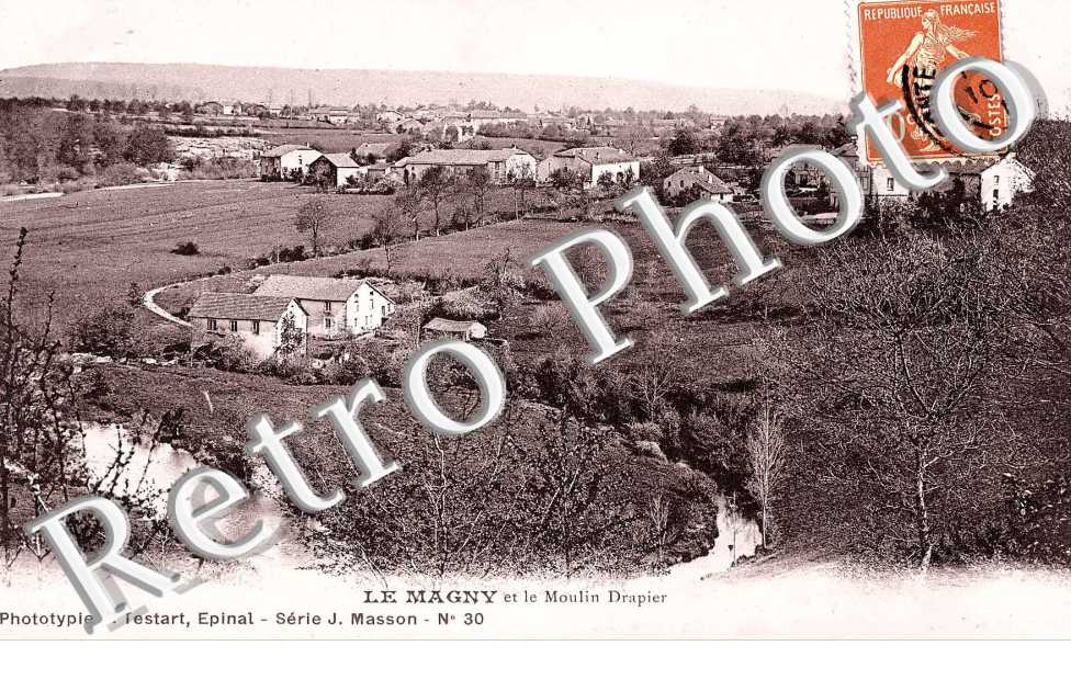 vue générale et le Moulin Drapier