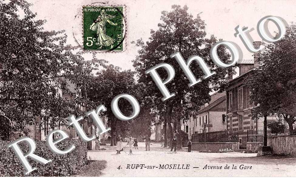 avenue de la gare en 1909