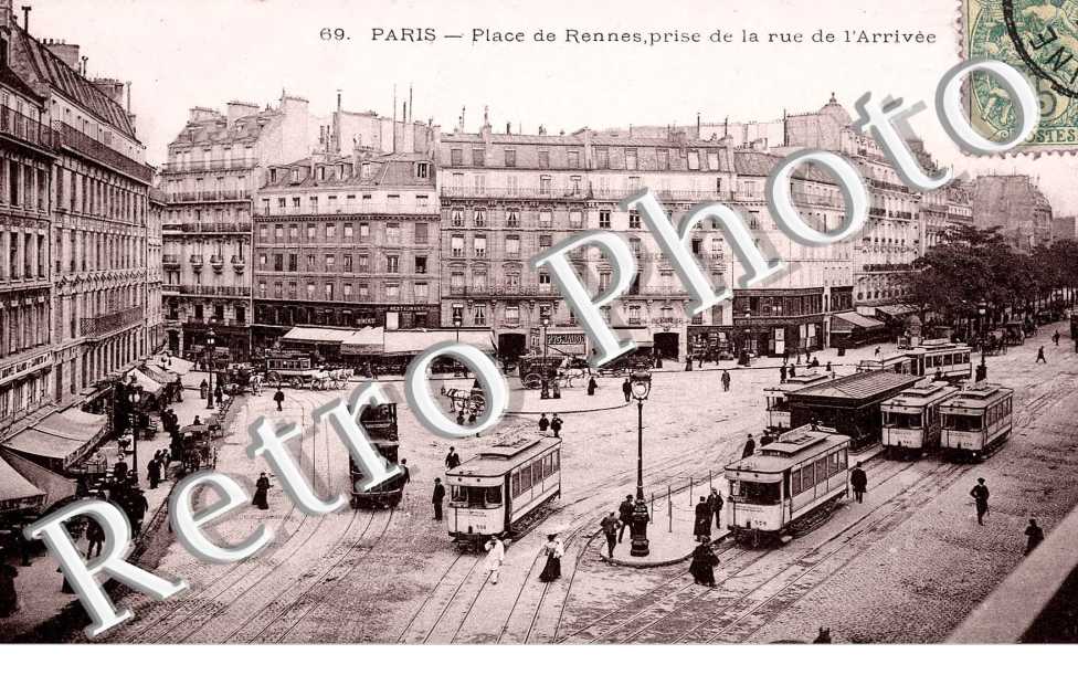 PLACE DE RENNES prise de la rue de l&#039;Arrivee