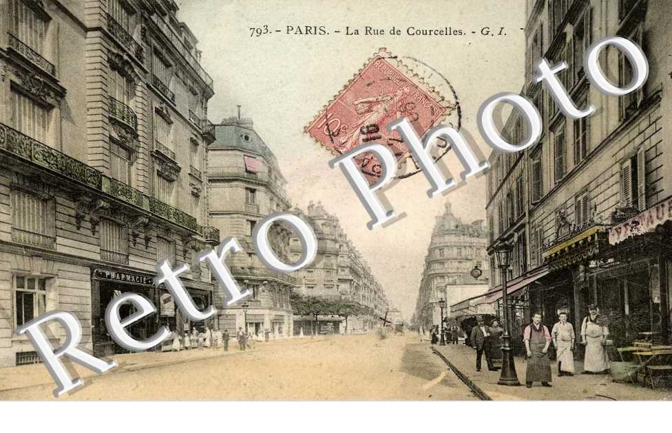la rue de Courcelles