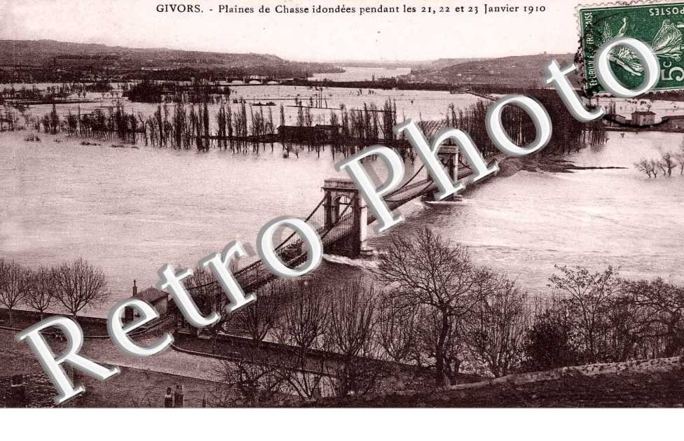 Plaines de chass inondees en janvier 1910