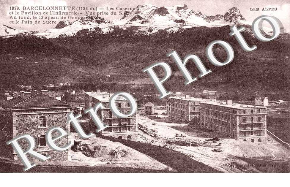 les casernes et le pavillon de l&#039;infirmerie