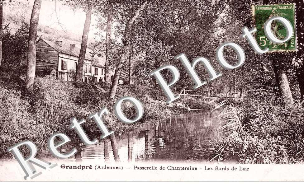 passerelle de Chantereine, les bords de Lair