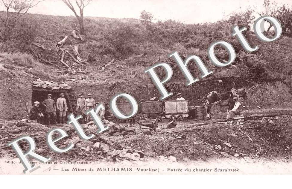 Entree du chantier Scarabasse - les mines