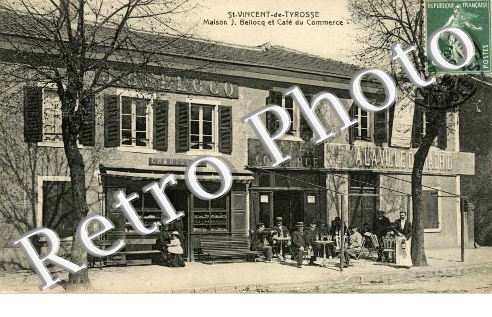 Maison J. Bellocq et cafe du commerce